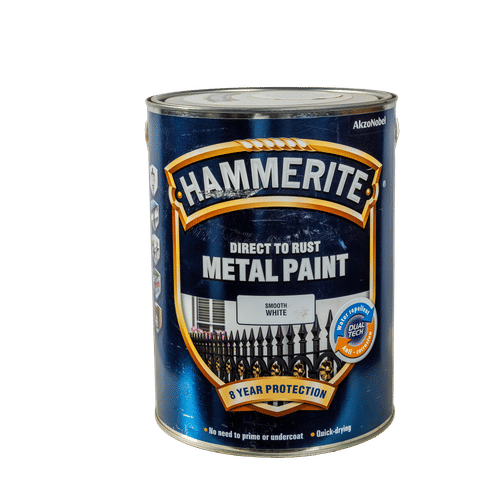 Dulux Hammerite Smooth White 5lt Paint