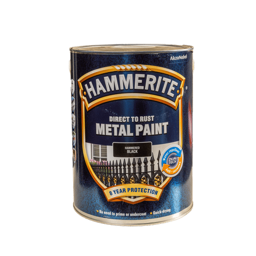 Dulux Hammerite Smooth Black 5lt Paint