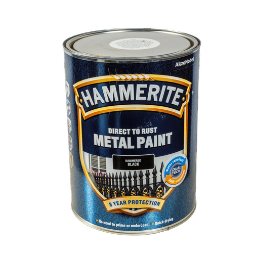 Dulux Hammerite Hammered Black 5lt Paint