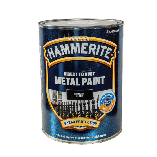 Dulux Hammerite Hammered Black 5lt Paint