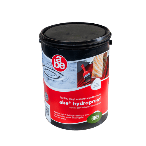 Abe Hydroproof Green 5lt Waterproofing + 200mm X 10m Membrane