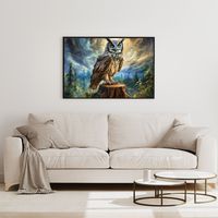 Rooted Art Home Decor Wall Art - Owl