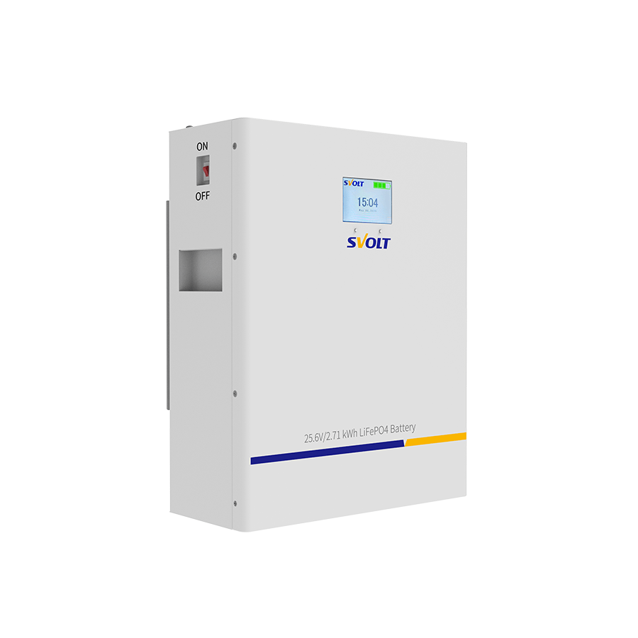 SVOLT Solar Battery 25.6V 106AH Lithium Ion Wall Mounted