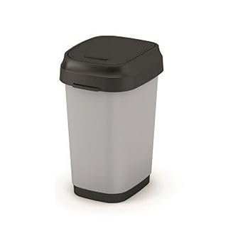 Keter Dual Swing Bin, 10 Liter Capacity, Small
